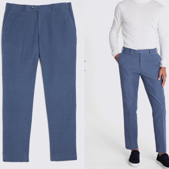 Next Blue Tailored Trousers - Picture 3 of 10
